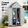 Gardeon Grey Outdoor Storage Cabinet - Weatherproof Fir Wood & PVC Roof, 69x39x182cm, Lockable, 3 Shelves, Easy Assembly
