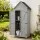 Gardeon Grey Outdoor Storage Cabinet - Weatherproof Fir Wood & PVC Roof, 69x39x182cm, Lockable, 3 Shelves, Easy Assembly