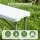 Gardeon 180cm Folding Garden Bench HDPE Fold In Half Portable Trestle Seat White Grey Frame 180 cm Long