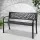 Gardeon 2-Seater Garden Bench - Steel, Black, Vintage Design, Weather-Resistant, 119x52x75.5cm, 220kg Capacity