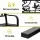 Gardeon 3-Seater Outdoor Bench - Steel Frame, Rust-Resistant, Black, 121cm, Vintage Design, 260kg Capacity