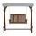 Gardeon Outdoor Wooden Swing Chair: 2-Seater Charcoal Bench with Adjustable Canopy, Cushions & 250kg Capacity