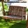 Gardeon Outdoor Wooden Swing Chair: 2-Seater Charcoal Bench with Adjustable Canopy, Cushions & 250kg Capacity