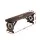 Gardeon Outdoor Wooden Garden Bench - Rustic Wagon Wheels, UV-Resistant Fir Wood, 2-Seater, 320kg Capacity, 120cm