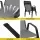 Gardeon 2PC Grey Outdoor Stackable Dining Chairs - Durable Steel Frame, Weather-Resistant, Easy Clean, 150kg Capacity
