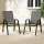 Gardeon 2PC Grey Outdoor Stackable Dining Chairs - Durable Steel Frame, Weather-Resistant, Easy Clean, 150kg Capacity