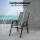 Gardeon 6PC Grey Outdoor Stackable Dining Chairs, Steel Frame & Textilene Fabric, Weather-Resistant, 150kg Capacity