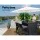 Gardeon 5-Piece Outdoor Bar Set - Wicker Table & Stools, Cushioned, Space-Saving, Weather-Resistant, Black Frame