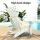 Gardeon 3-Piece Folding HDPE Adirondack Outdoor Set White with Side Table and Cupholders 170kg Capacity