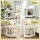 Gardeon 3-Piece Folding HDPE Adirondack Outdoor Set White with Side Table and Cupholders 170kg Capacity