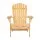 Gardeon Adirondack Wooden Beach Chair - Hemlock Wood, Foldable Patio Furniture, Large Armrests, Easy Assembly