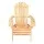 Gardeon Adirondack Outdoor Chairs Set of 2, Foldable Fir Wood Patio Furniture with Wide Armrests, Natural Finish