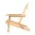 Gardeon Adirondack Outdoor Chairs Set of 2, Foldable Fir Wood Patio Furniture with Wide Armrests, Natural Finish