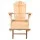 Gardeon 2PC Adirondack Outdoor Chairs & Ottoman Set, Hemlock Wood, Foldable Patio Furniture for Garden, 150kg Capacity