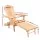 Gardeon Adirondack Outdoor Chair with Slide-Out Ottoman, Eco-Friendly Wooden Patio Furniture, Foldable & Durable Design