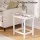 Gardeon White HDPE Outdoor Side Table: Weatherproof, 91kg Capacity, 47.5cm Height, Ideal for Patio & Garden Use