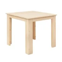 Gardeon Hemlock Wood Coffee Side Table - 44.6x44.6x40.5cm, Eco-Friendly, Indoor/Outdoor, Sturdy, Easy Assembly