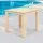 Gardeon Hemlock Wood Coffee Side Table - 44.6x44.6x40.5cm, Eco-Friendly, Indoor/Outdoor, Sturdy, Easy Assembly
