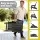 Gardeon Folding Adirondack Chair Black HDPE Outdoor Sun Lounge Patio Beach Seat with 11cm Cup Holder 170kg