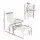 Gardeon Folding Outdoor Patio Adirondack Chair Recliner with Footrest and Cupholder 170kg HDPE White