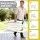 Gardeon Folding Adirondack Chair White HDPE Outdoor Lounge Patio Beach Seat 103° Backrest 170kg Capacity