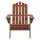 Gardeon Adirondack Outdoor Wooden Beach Chair - Brown, Fir Wood, 150kg Capacity, UV & Weather-Resistant, 73x82x86cm
