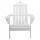 Gardeon White Adirondack Outdoor Chair - Eco-Friendly Fir Wood, 150kg Capacity, UV-Resistant, Wide Armrests, 52x82x86cm