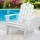 Gardeon White Adirondack Outdoor Chair - Eco-Friendly Fir Wood, 150kg Capacity, UV-Resistant, Wide Armrests, 52x82x86cm