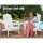 Gardeon White Adirondack Outdoor Chair - Eco-Friendly Fir Wood, 150kg Capacity, UV-Resistant, Wide Armrests, 52x82x86cm