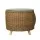 Gardeon 2-in-1 Wicker Coffee Side Table & Pet Bed, Yellow, 51cm Aluminium Frame, Indoor/Outdoor, Weather-Resistant