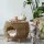Gardeon 2-in-1 Wicker Coffee Side Table & Pet Bed, Yellow, 51cm Aluminium Frame, Indoor/Outdoor, Weather-Resistant