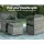 Gardeon 13-Piece Outdoor Dining Set, Wicker Table & Chairs, Seats 12, Grey, UV-Resistant PE Wicker, Tempered Glass Top