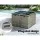 Gardeon 9-Piece Grey Wicker Outdoor Dining Set with Cushions & Storage Cover - Seats 8, Space-Saving Design