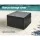 Gardeon 9-Piece Grey Wicker Outdoor Dining Set with Cushions & Storage Cover - Seats 8, Space-Saving Design