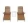 Gardeon 3‑Piece Sun Lounge Set HDPE Wood Grain 4‑Position Adjustable Chaise with Wheels and Table 202cm