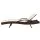 Gardeon Sun Lounge Wicker Lounger - Adjustable Outdoor Beach Chair, Brown, Durable Aluminium Frame with Cushion, 190cm