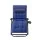 Gardeon XL Blue Folding Sun Lounger Chair - Steel Frame, Textilene Fabric, 170° Recline, Indoor/Outdoor with Cup Holder