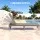 Gardeon Outdoor Sun Lounger Adjustable Chaise Recliner 150kg Brown Wicker-Look Patio Poolside Furniture