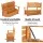 Gardeon 2-Seater Wooden Outdoor Storage Bench – Fir Wood, 114.5x45x88cm, Natural Finish, Sturdy, Easy Assembly