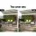 Gardeon 4-Seater Outdoor Wicker Sofa Set - Aluminium Frame, Lime Green Cushions, Tempered Glass Table, Extra Covers