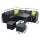 Gardeon Outdoor Aluminium Dining Set: Black PE Wicker, Tempered Glass Table, Multi-Seater Sofa, UV & Weather Resistant