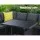 Gardeon Outdoor Aluminium Dining Set: Black PE Wicker, Tempered Glass Table, Multi-Seater Sofa, UV & Weather Resistant