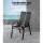 Gardeon 2PC Stackable Outdoor Dining Chairs - Black, Steel Frame, Weather-Resistant, 150kg Capacity, Easy Assembly