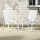 Gardeon 2PC White Outdoor Dining Chairs - Stackable, Weather-Resistant Textilene & Steel, 150kg Capacity, Easy Storage