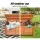 Gardeon 210L Wooden Outdoor Storage Bench Box - Weather-Resistant Fir Wood, Seats 2, Easy Assembly, 1-Year Warranty