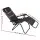 Gardeon 2PC Zero Gravity Recliner Chair Set - Adjustable Folding Outdoor Sun Lounge, Steel Frame, Black, 150kg Capacity