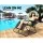Gardeon 2PC Zero Gravity Recliner Chair Set - Adjustable Folding Outdoor Sun Lounge, Steel Frame, Black, 150kg Capacity