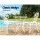 Gardeon 3PC Outdoor Bistro Set in Cast Aluminium - White, Weather-Resistant, Vintage Design with Parasol Hole