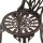Gardeon 3PC Outdoor Bistro Set – Cast Aluminium Tulip Design, Weather-Resistant, Bronze Finish, with Parasol Hole
