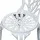 Gardeon 3PC Cast Aluminium Patio Bistro Set, Tulip White – Vintage Outdoor Furniture, Weather-Resistant, Easy Assembly